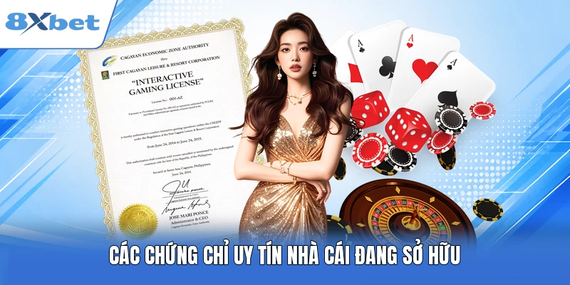Các chứng chỉ uy tín nhà cái đang sở hữu